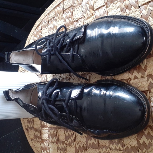 LOUISE ET CIE LEATHER PATENT SHOES - Picture 2 of 12